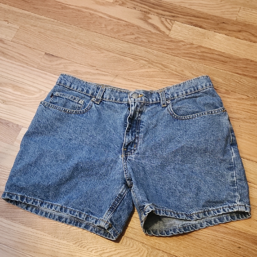 Classic Blue Denim Jean Shorts for Women